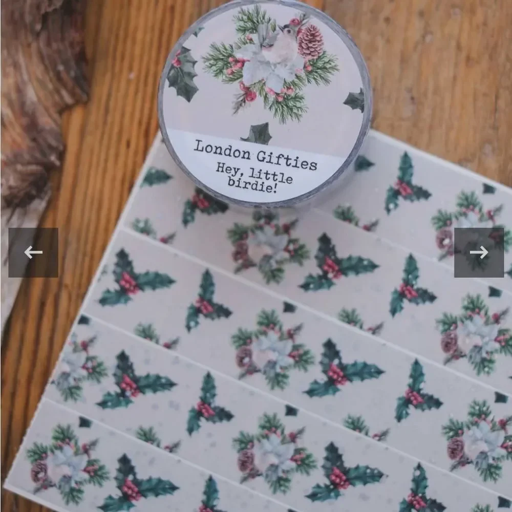 London Gifties Holiday print Washi tape NeW